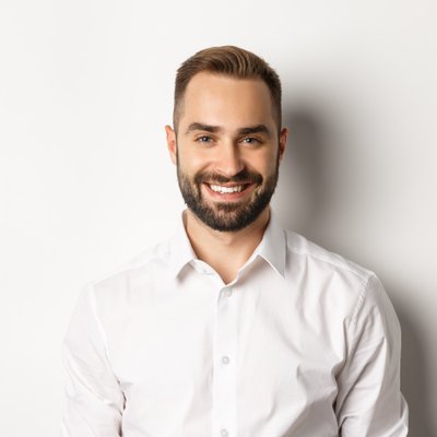 AI professional headshot example