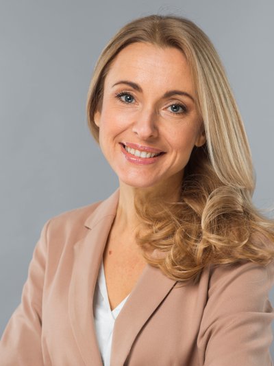 AI professional headshot example