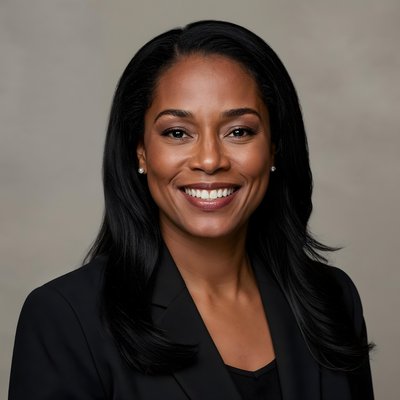 AI professional headshot example